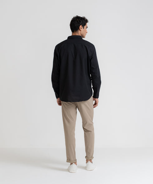 Men's Poplin Button Down Shirt